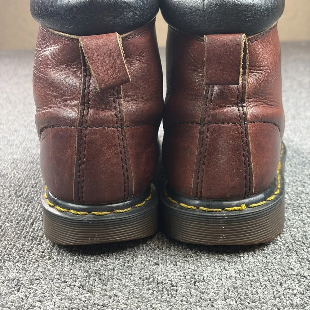 Vintage Dr Martens 939 Ben Boot Made In England Oxblood Leather Mens US 10 UK 9